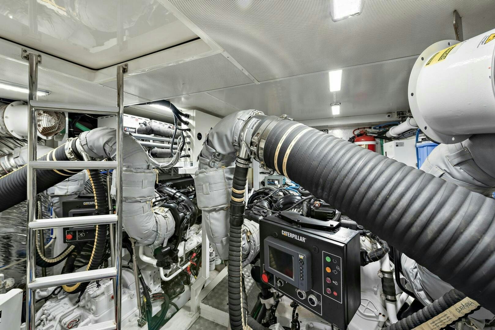 a machine in a factory aboard LA-Z-BUOY Yacht for Sale