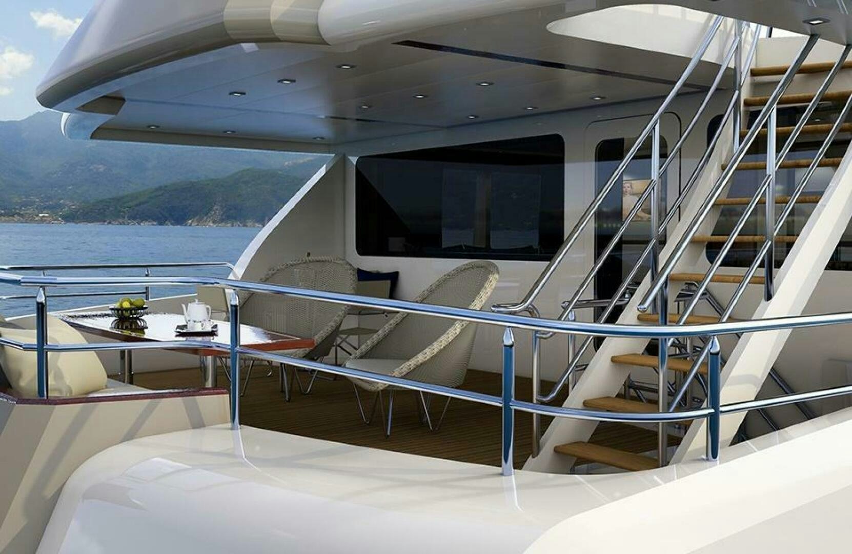 a boat on the water aboard NORTHLAND Yacht for Sale