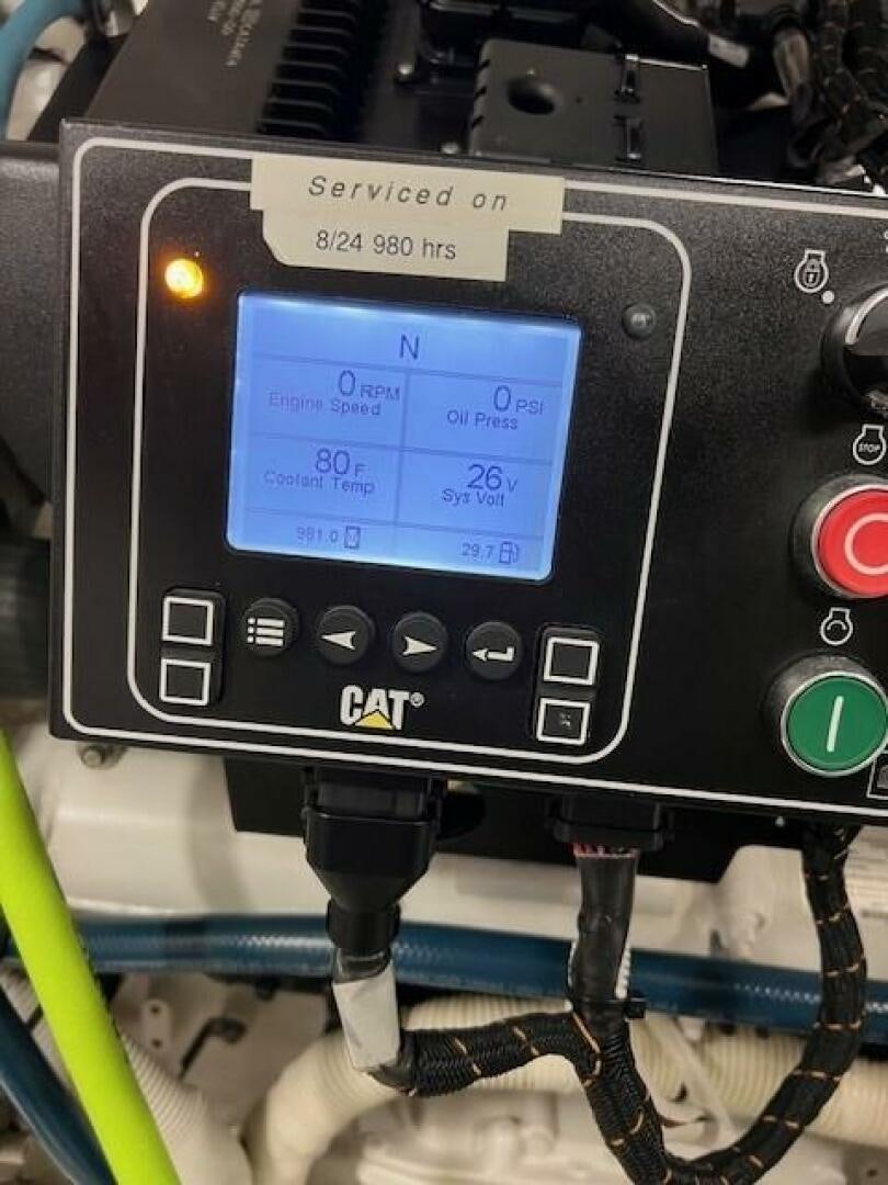 graphical user interface aboard HAPPY HEART Yacht for Sale