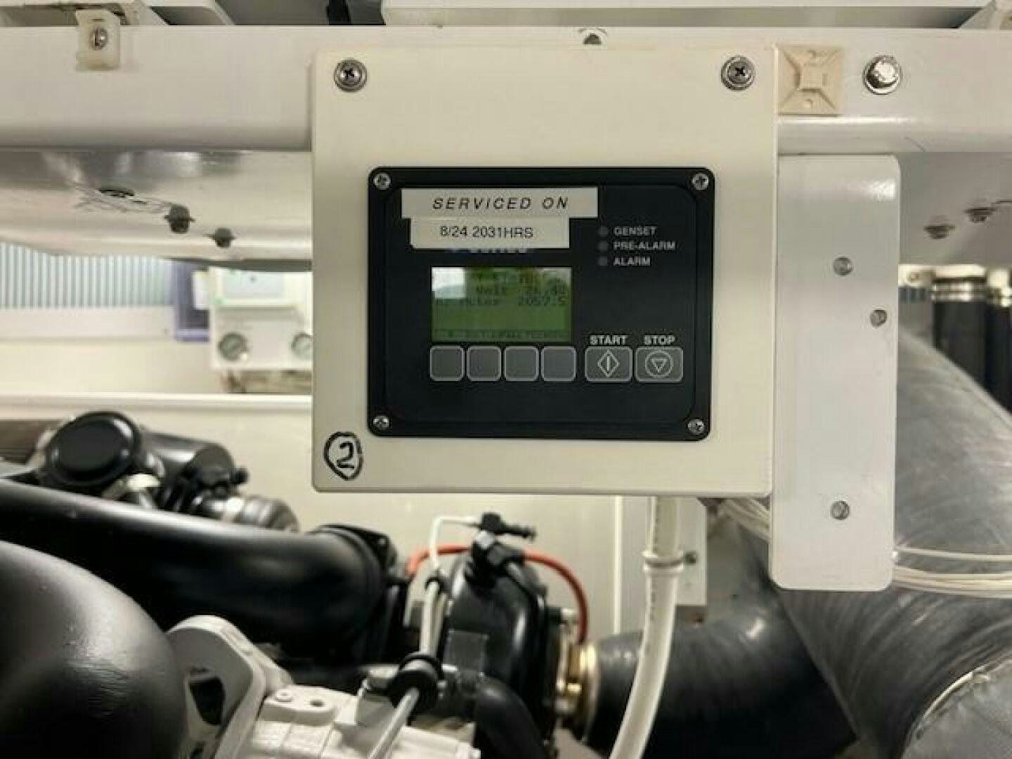 a machine with a screen aboard HAPPY HEART Yacht for Sale