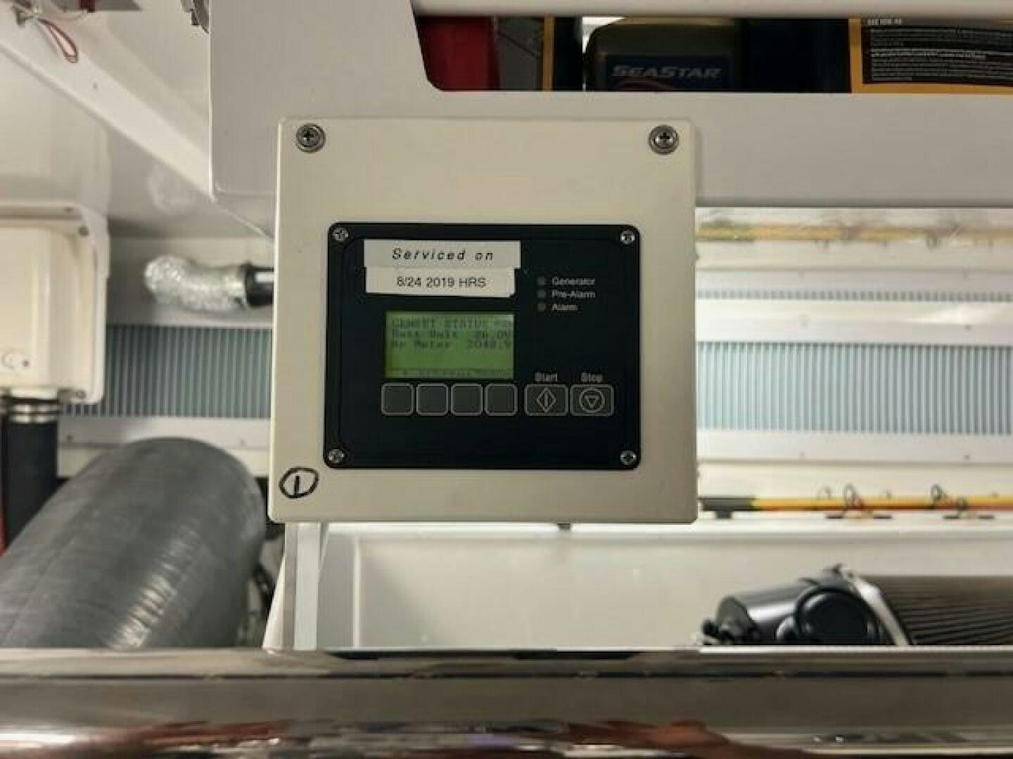 a machine with a screen aboard HAPPY HEART Yacht for Sale