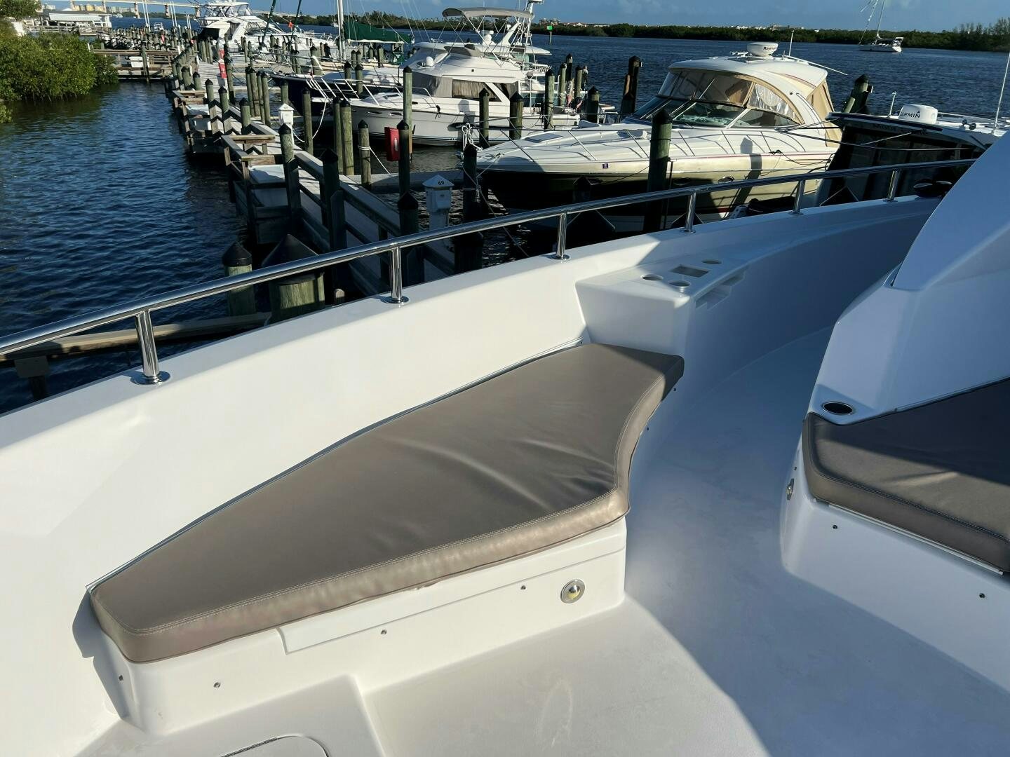 a boat in the water aboard HAPPY HEART Yacht for Sale