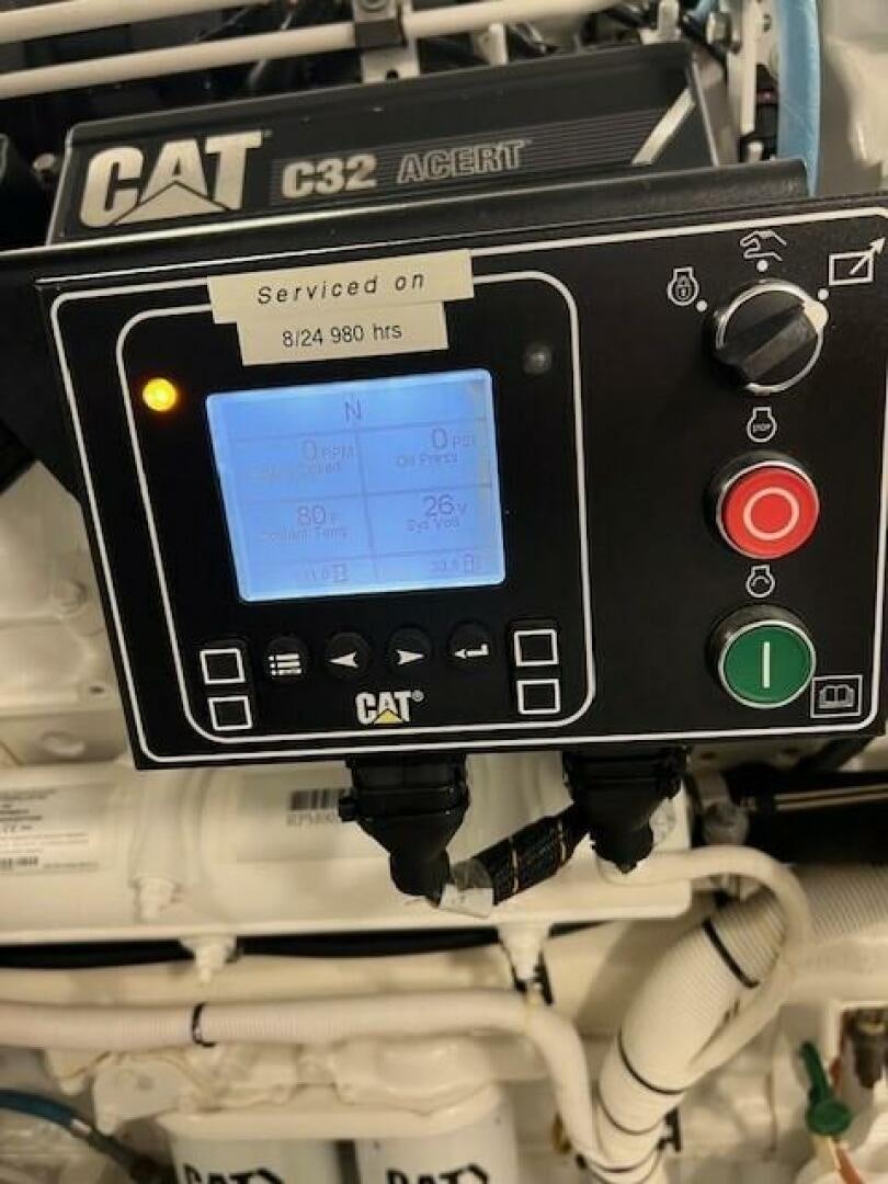 graphical user interface aboard HAPPY HEART Yacht for Sale