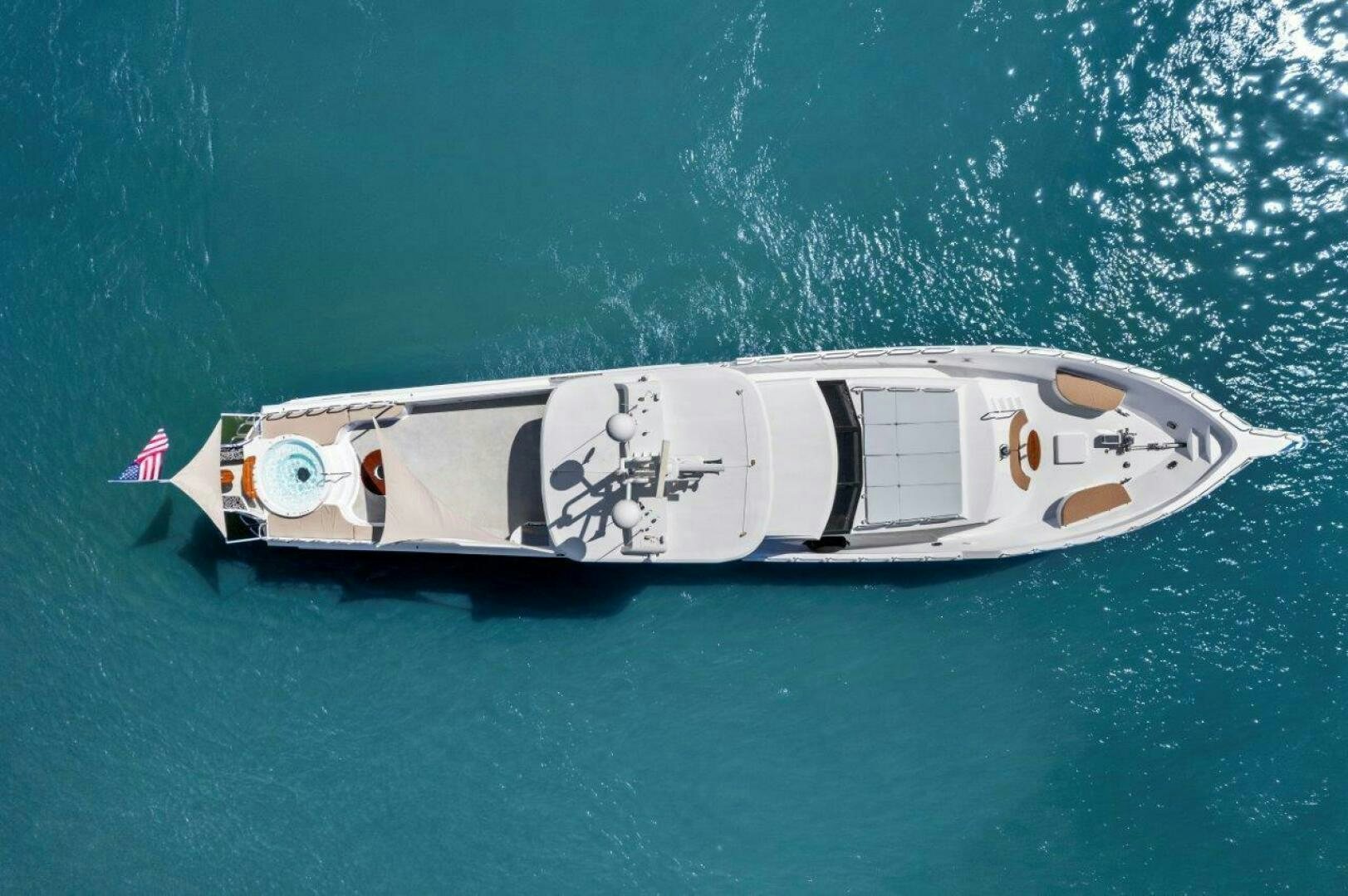 a ship in the water aboard ENVISION Yacht for Sale