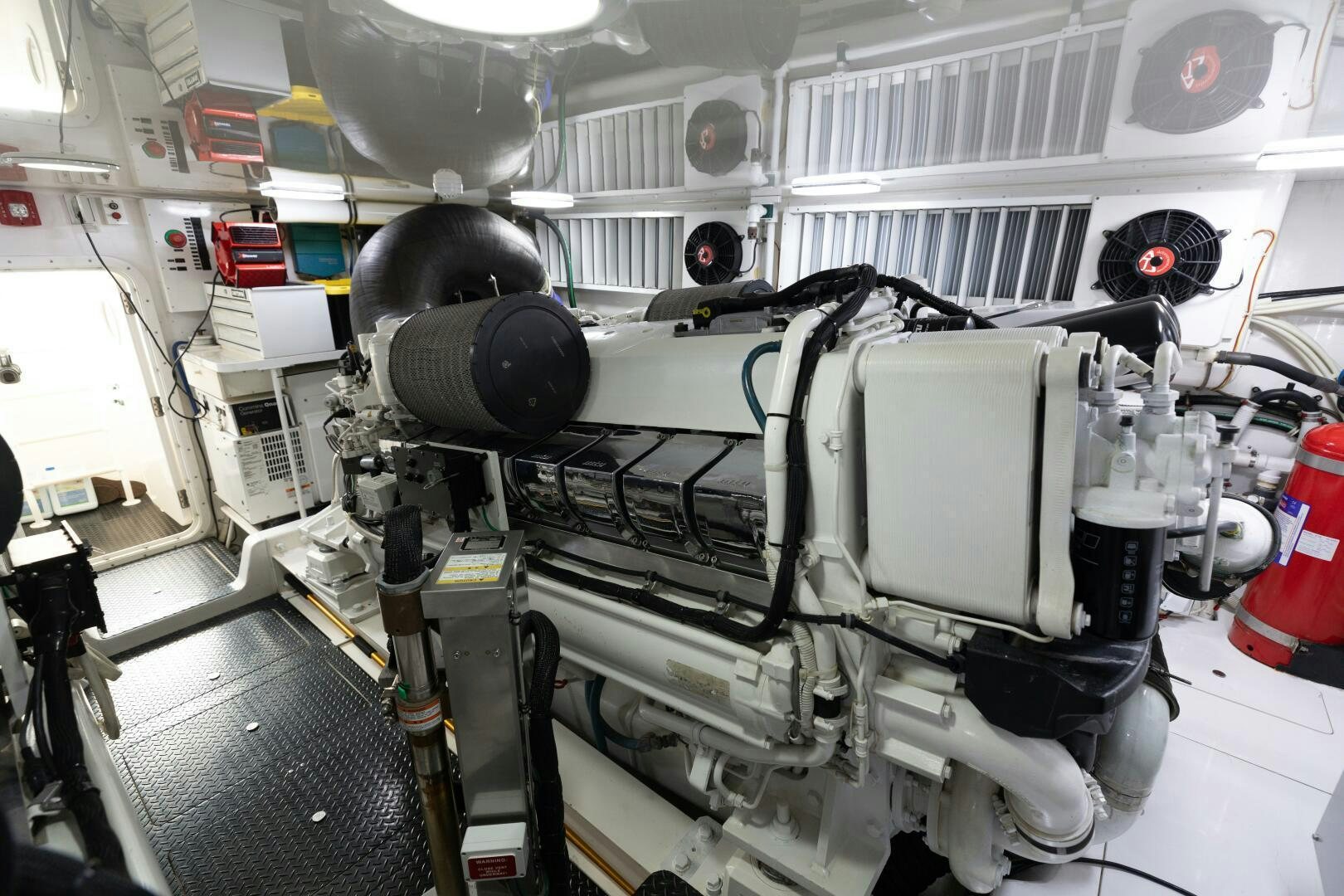 a machine with a large black object on the side aboard SMOOTH RIDE Yacht for Sale