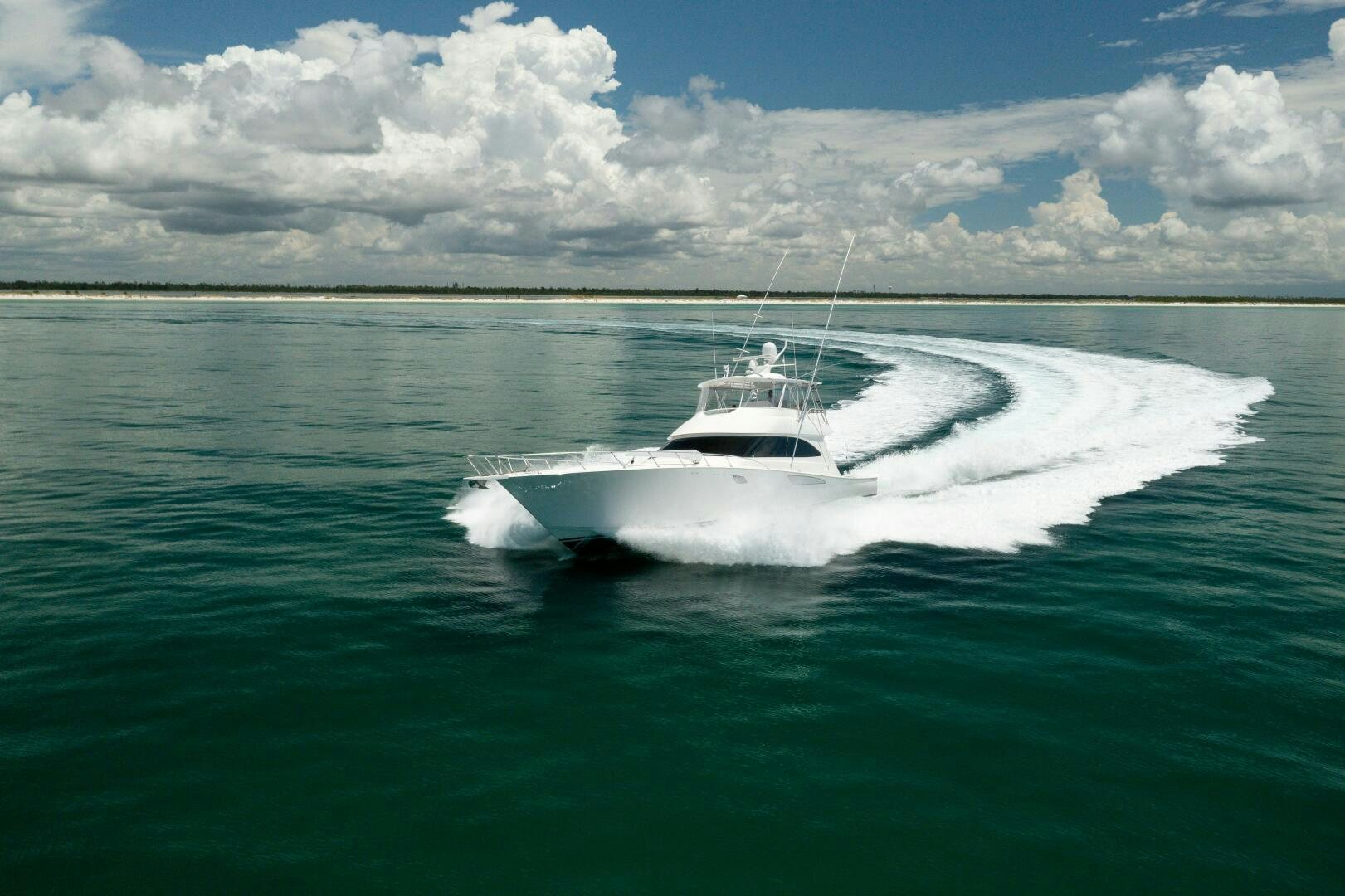 a boat on the water aboard SMOOTH RIDE Yacht for Sale