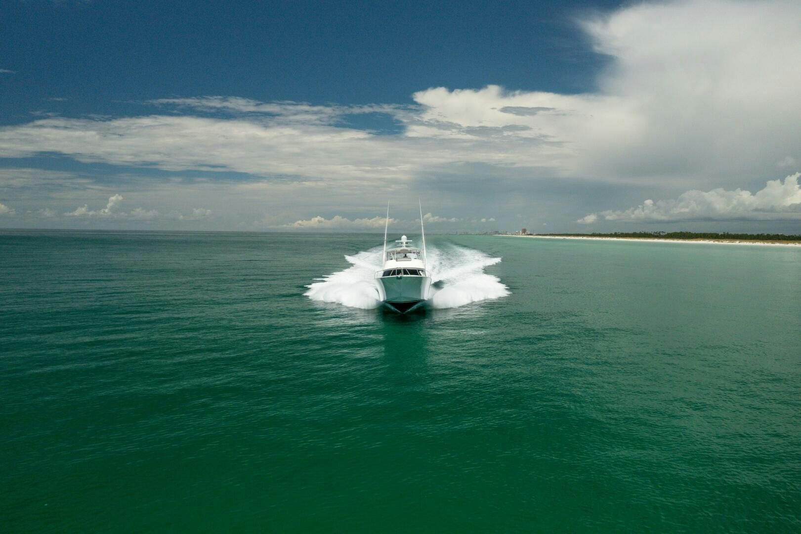 a boat on the water aboard SMOOTH RIDE Yacht for Sale