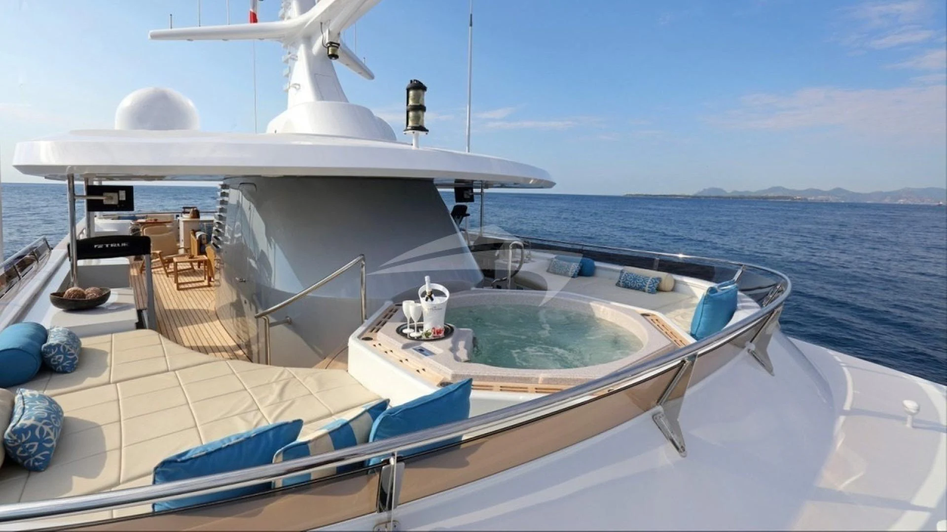 a boat on the water aboard HELIOS 2 Yacht for Charter