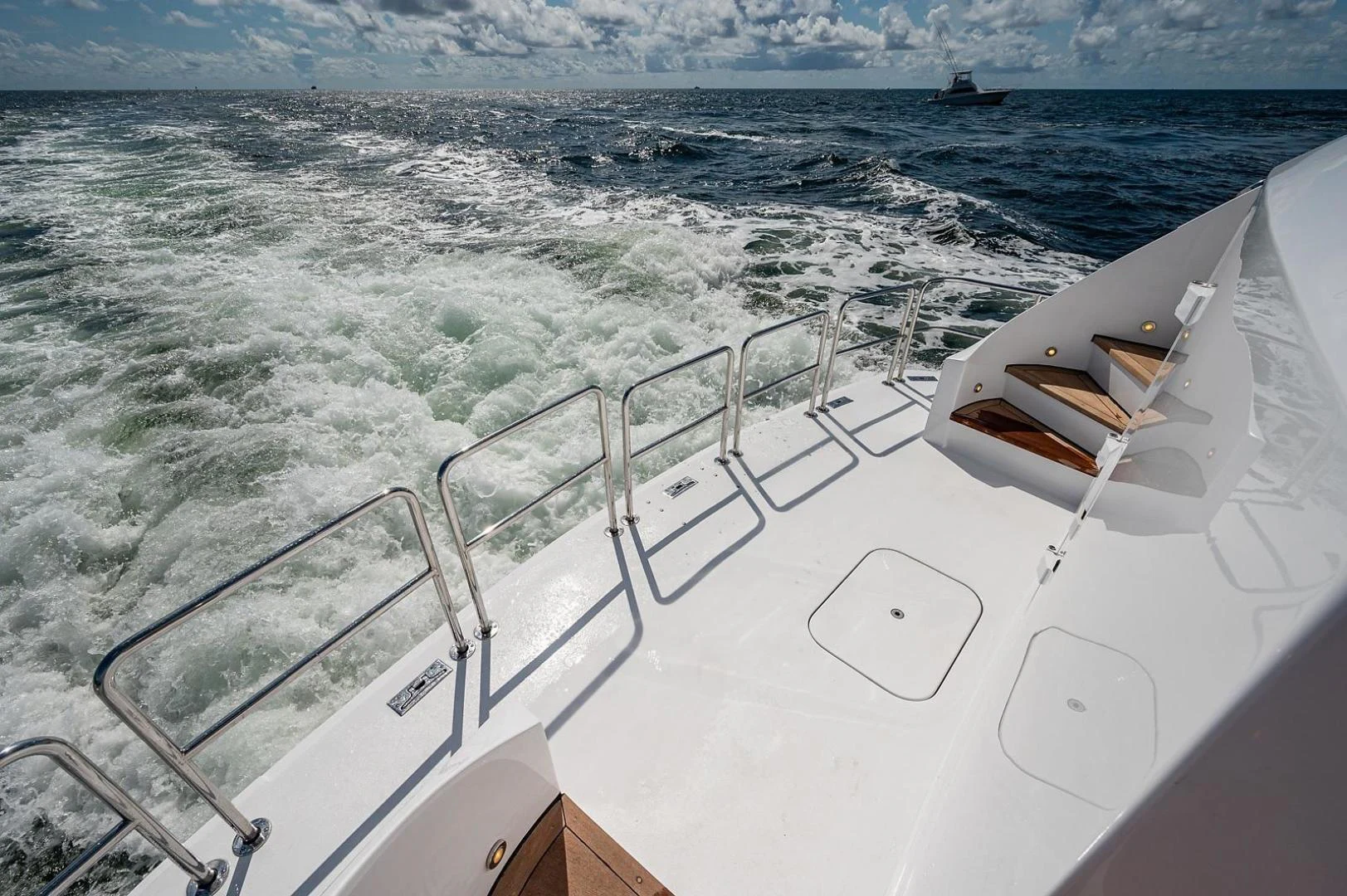 a boat on the water aboard MAGNUM RIDE Yacht for Charter