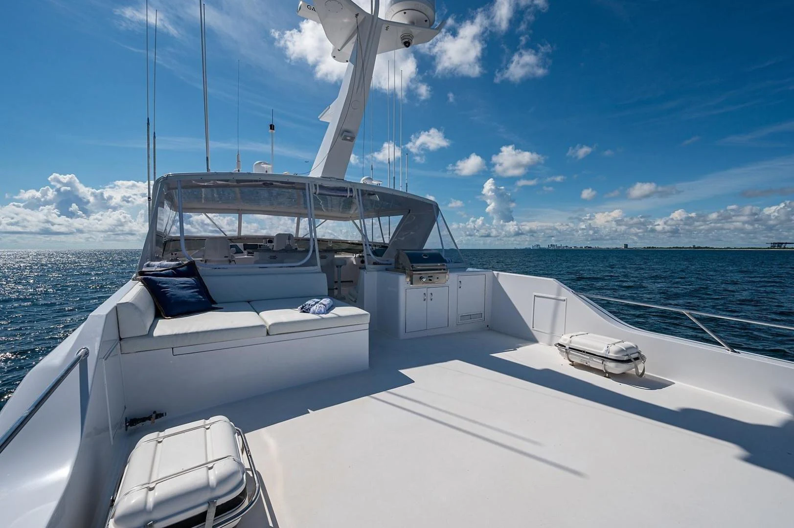 a boat on the water aboard MAGNUM RIDE Yacht for Charter