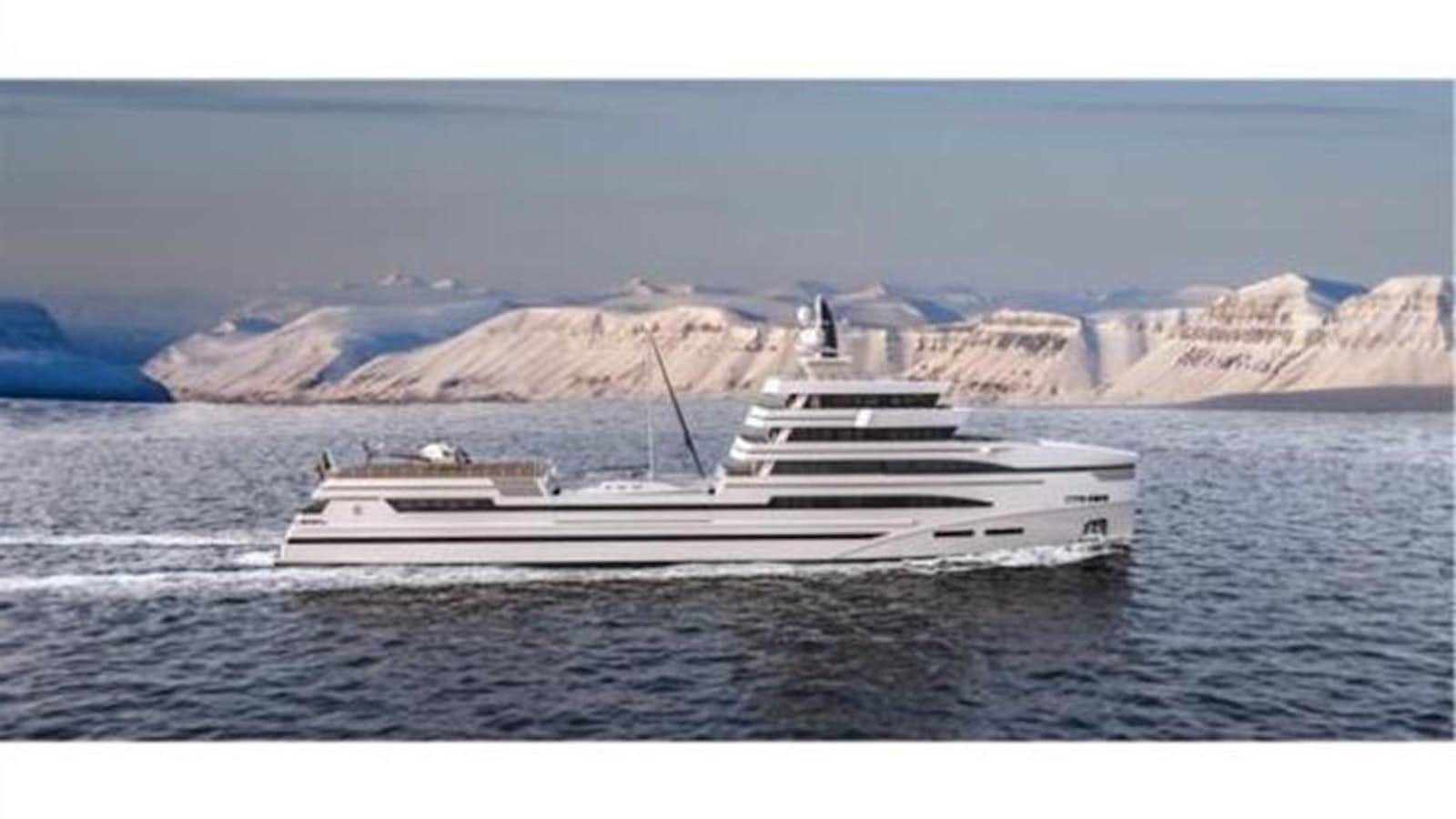a boat on the water aboard 85M SPADOLINI HELIPAD EXPEDITION YACHT Yacht for Sale