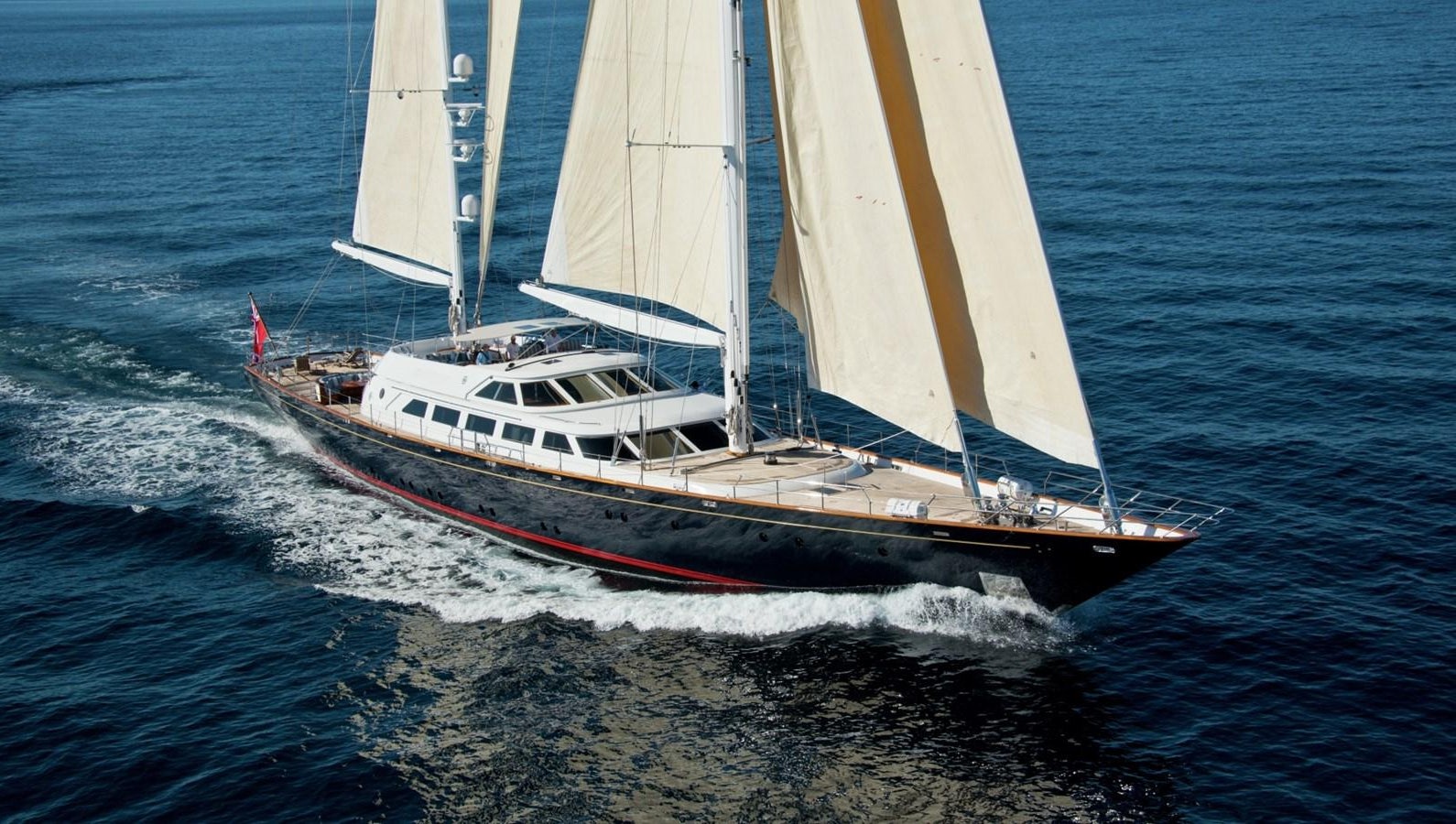 a sailboat on the water aboard MORNING GLORY Yacht for Sale