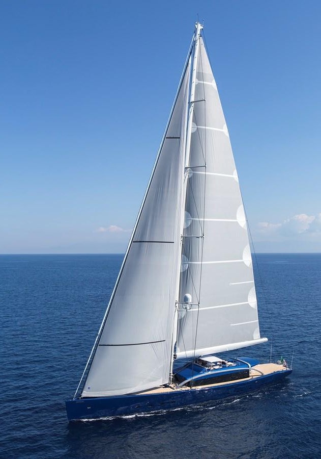 a sailboat on the water aboard NATIVA Yacht for Sale