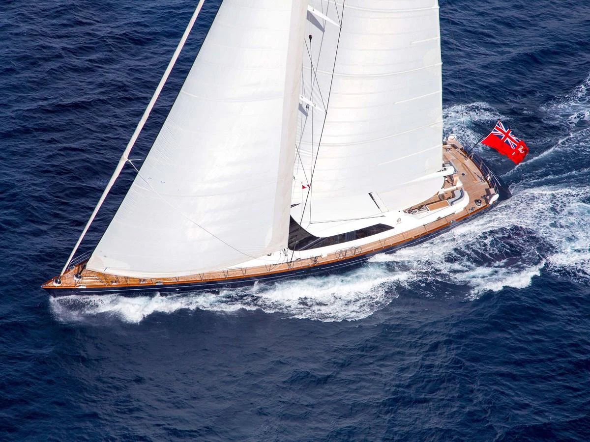 a sailboat on the water aboard STATE OF GRACE Yacht for Sale