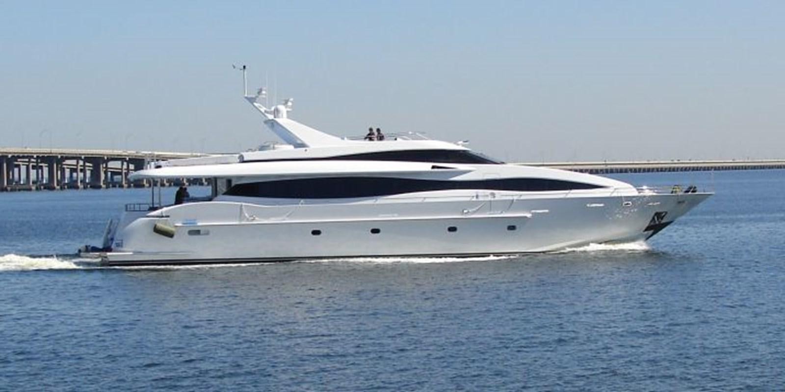 a white yacht in the water aboard IDLETYME II Yacht for Sale