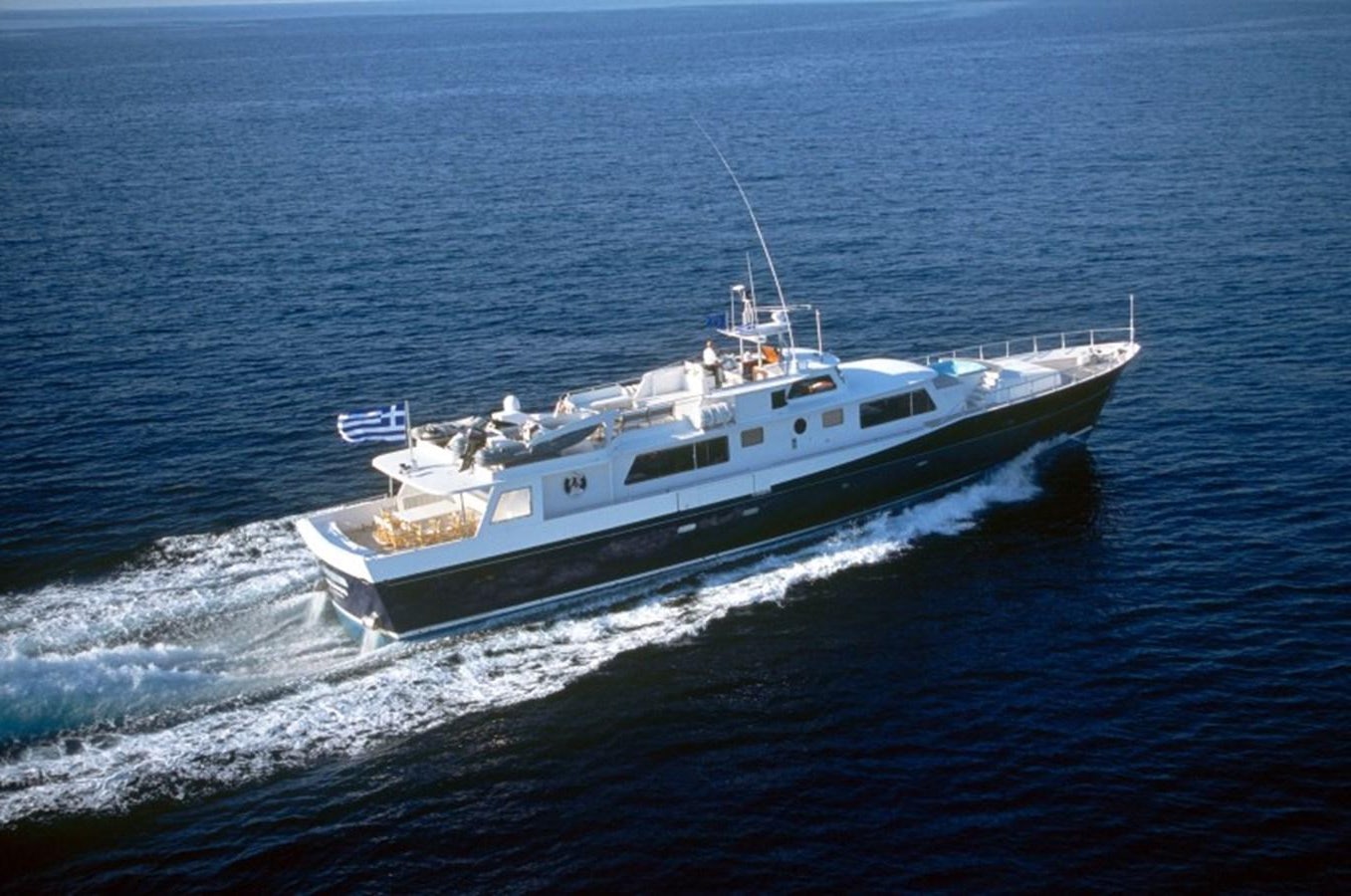 a ship on the water aboard ALLAHOU Yacht for Sale