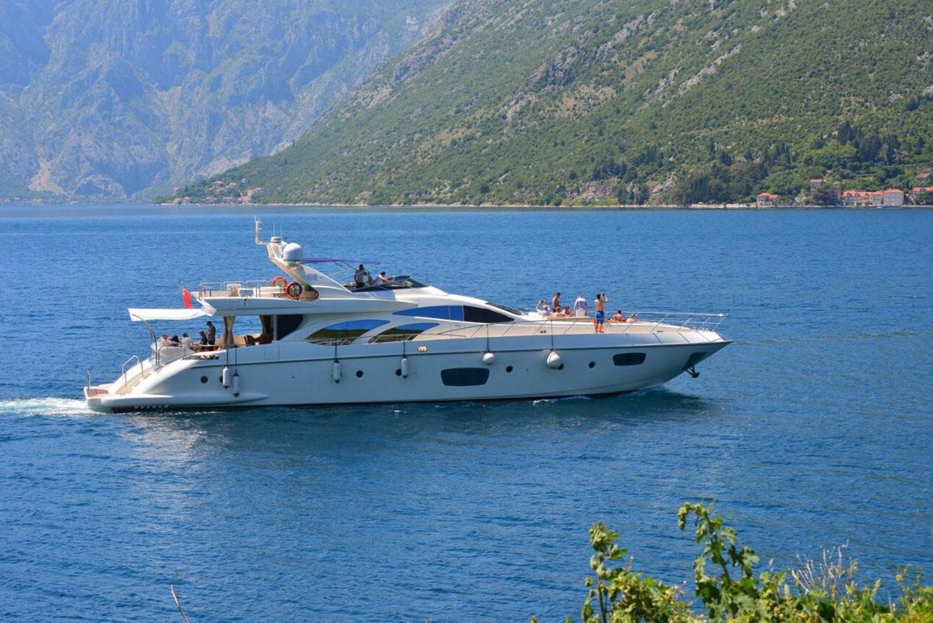 a boat on the water aboard JULIA DOROTHY Yacht for Sale