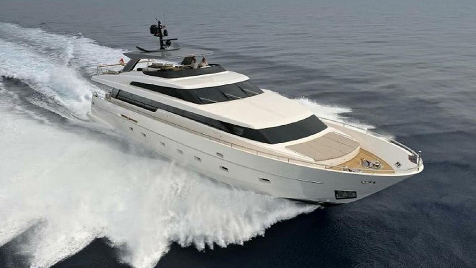a boat on the water aboard AGAIN Yacht for Sale