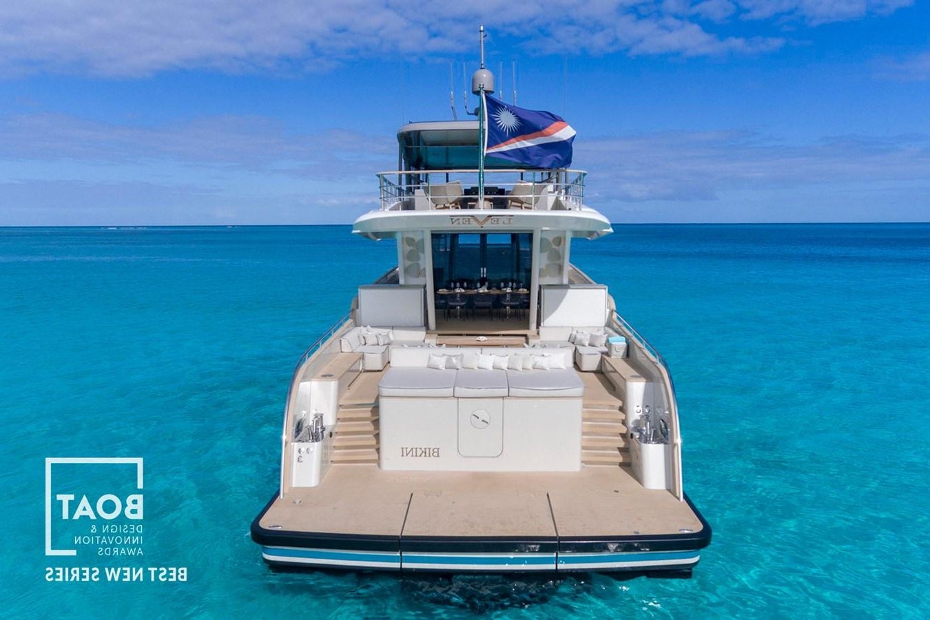 a boat in the water aboard LEVEN 90 LV01 Yacht for Sale