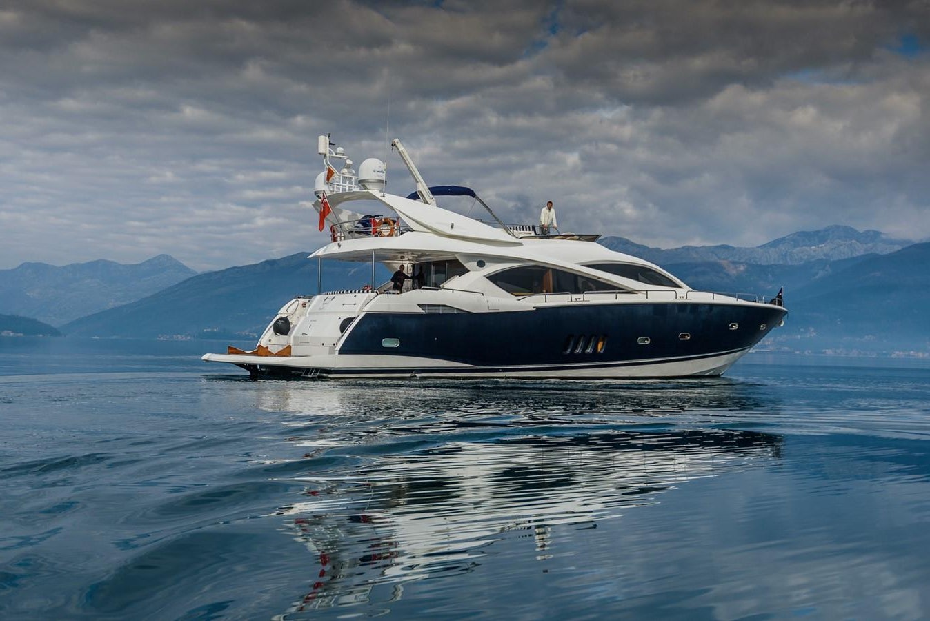 a boat on the water aboard BASYA NICOLI Yacht for Sale