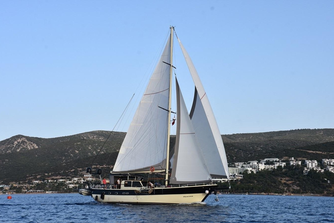 a sailboat on the water aboard NOSTALGIA Yacht for Sale