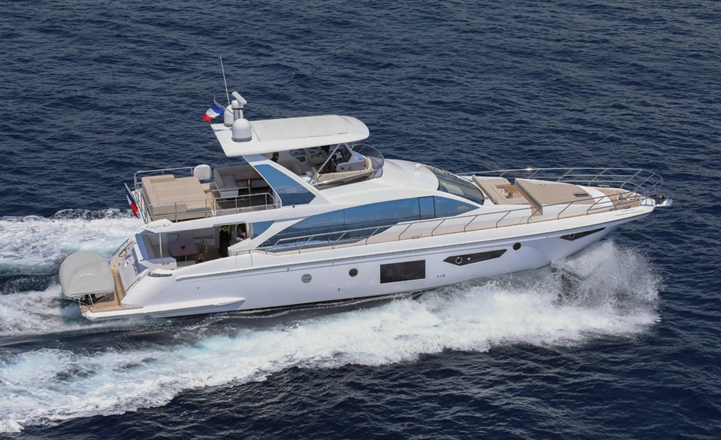 a boat on the water aboard IMAGINE Yacht for Sale