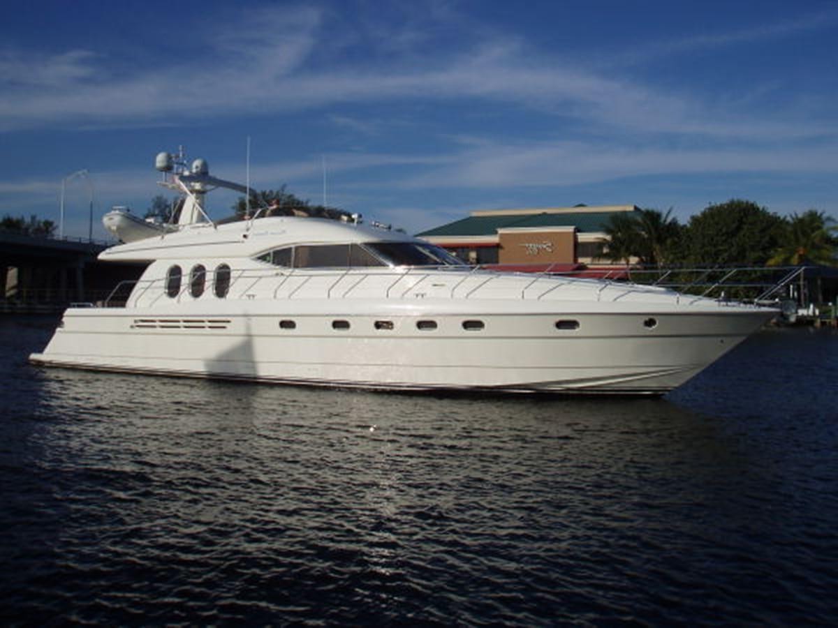 a white yacht in the water aboard FOREVER SUMMER Yacht for Sale