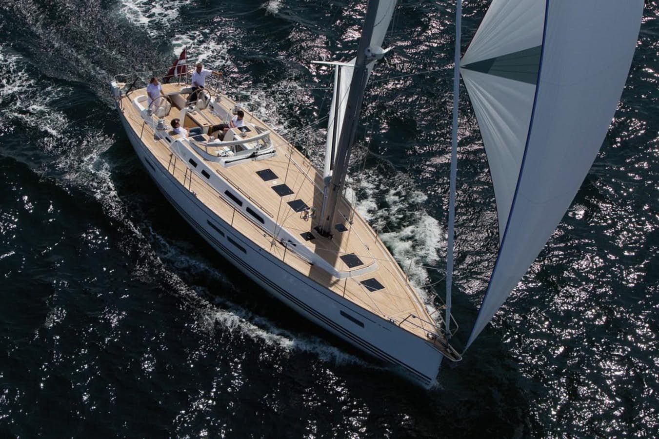 a boat sailing on the sea aboard XC 50 Yacht for Sale