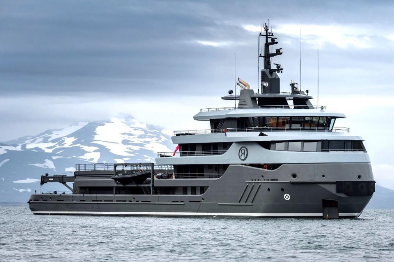 a ship in the water aboard Q Yacht for Sale