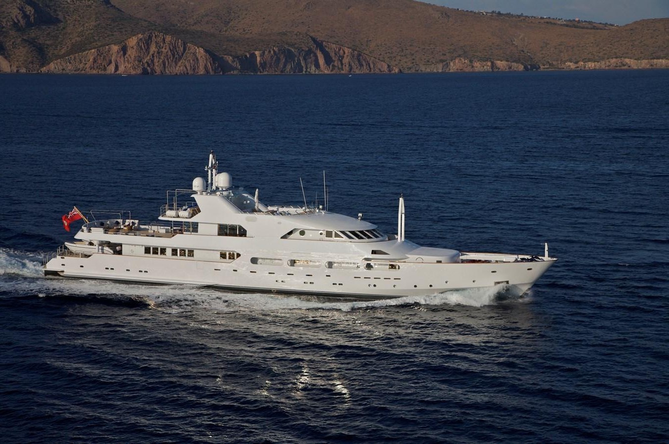 a boat on the water aboard ACHILLES Yacht for Sale