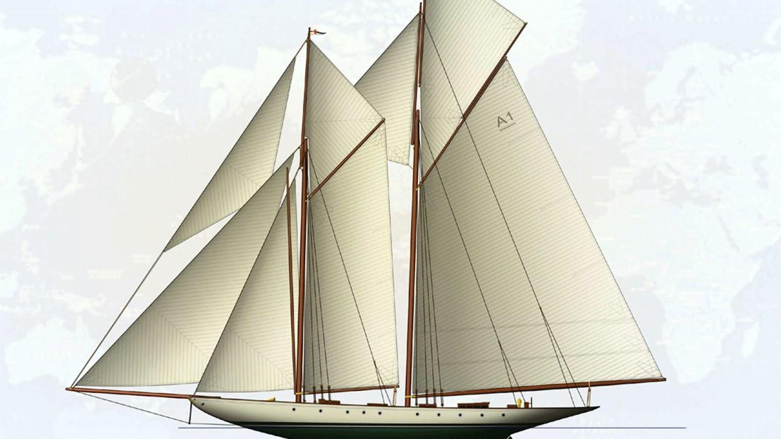 a sailboat on the water aboard INGOMAR Yacht for Sale