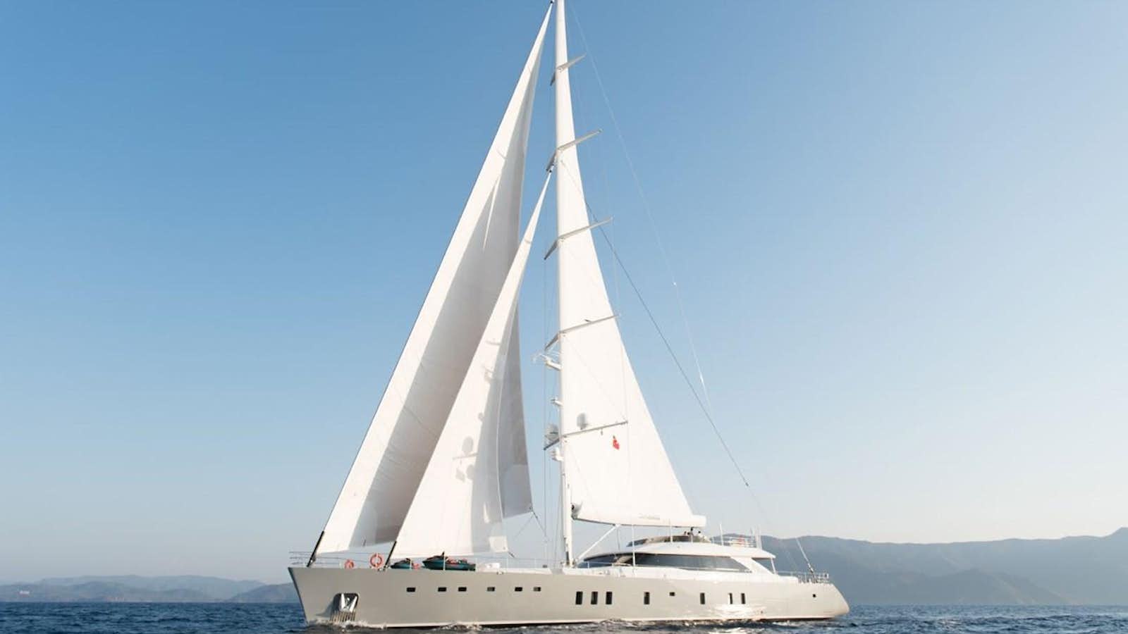 a sailboat in the water aboard ALL ABOUT U 2 Yacht for Sale