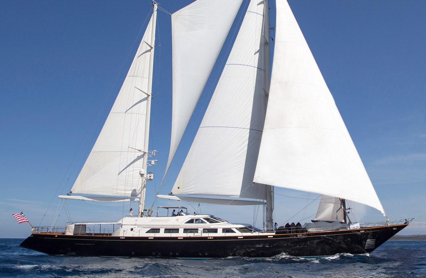 a sailboat on the water aboard BELLE BRISE Yacht for Sale