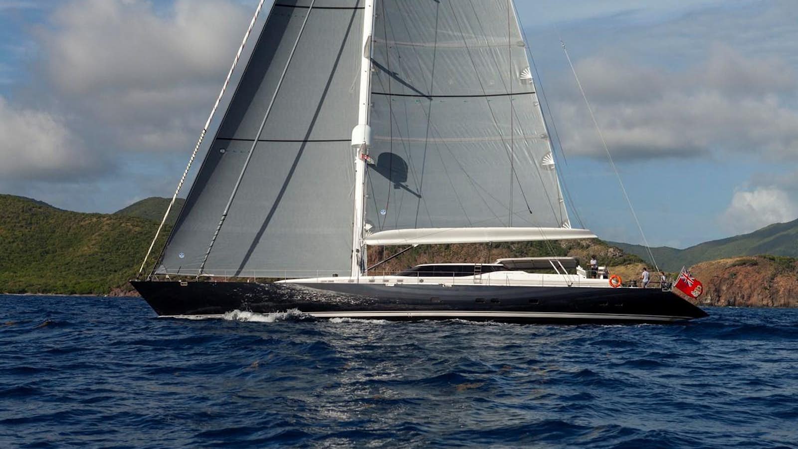 a sailboat on the water aboard RADIANCE Yacht for Sale