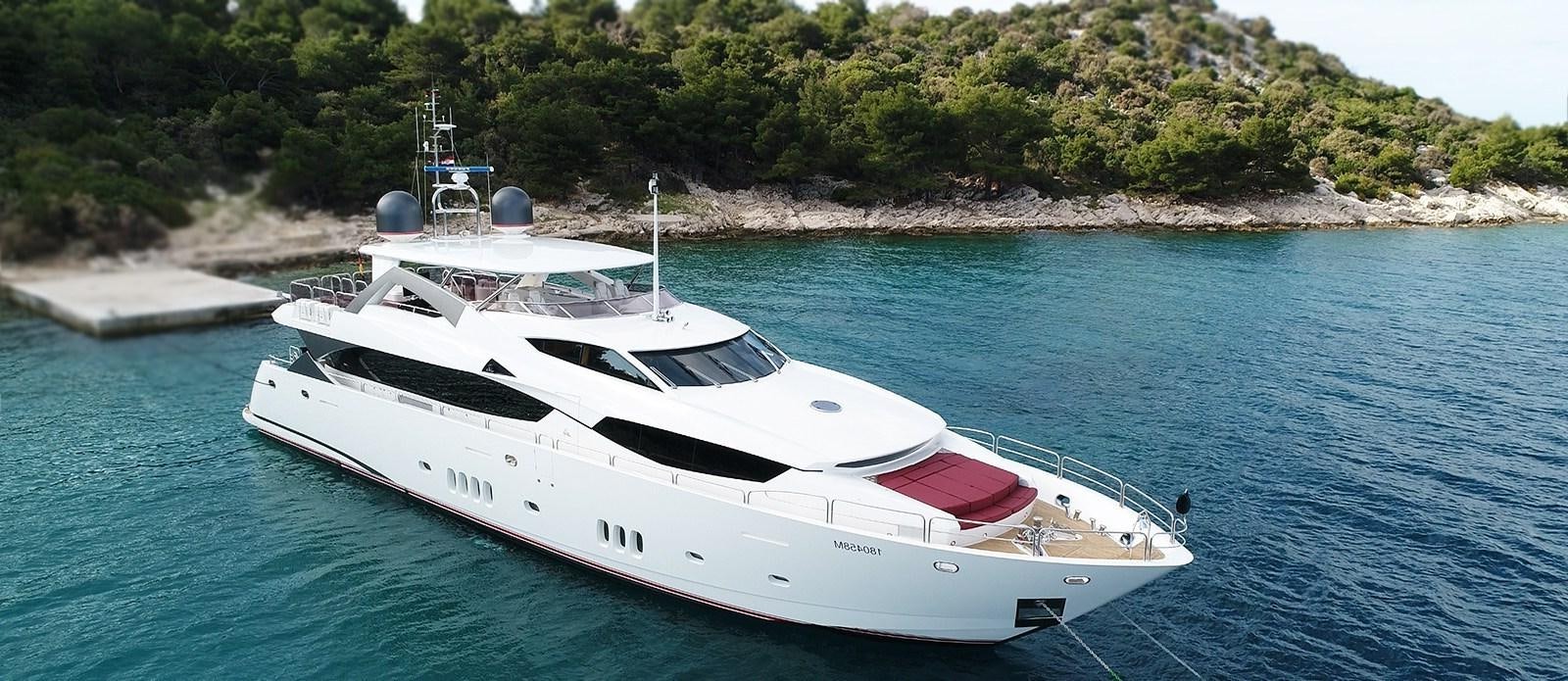 a white yacht in the water aboard WHITE PEARL I Yacht for Sale