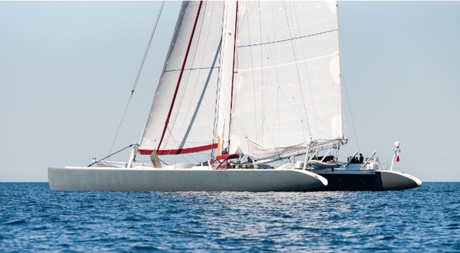a boat on the water aboard OCEAN PEARL Yacht for Sale