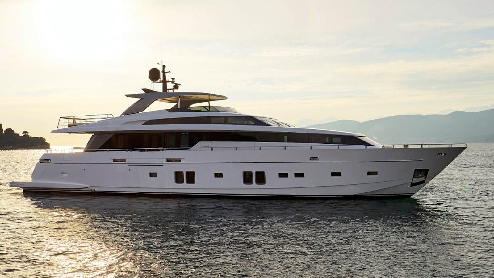 a boat on the water aboard DINAIA Yacht for Sale
