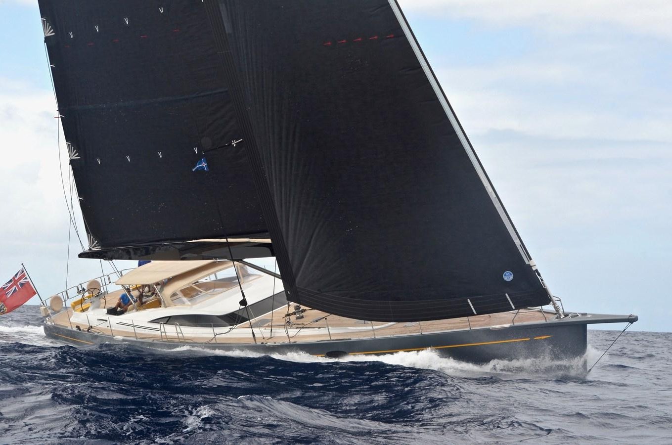 a sailboat on the water aboard DANNESKJOLD Yacht for Sale