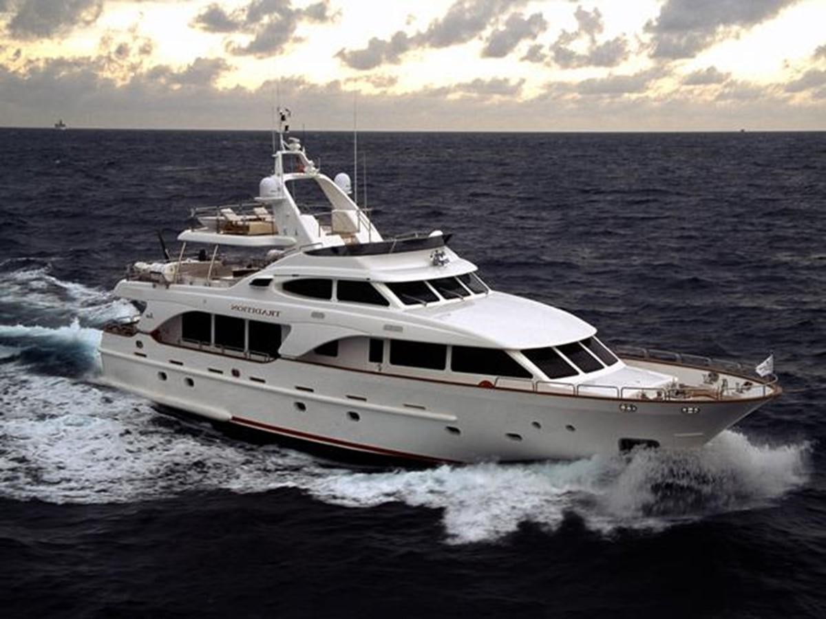 a boat on the water aboard BENETTI TRADITION 100 Yacht for Sale