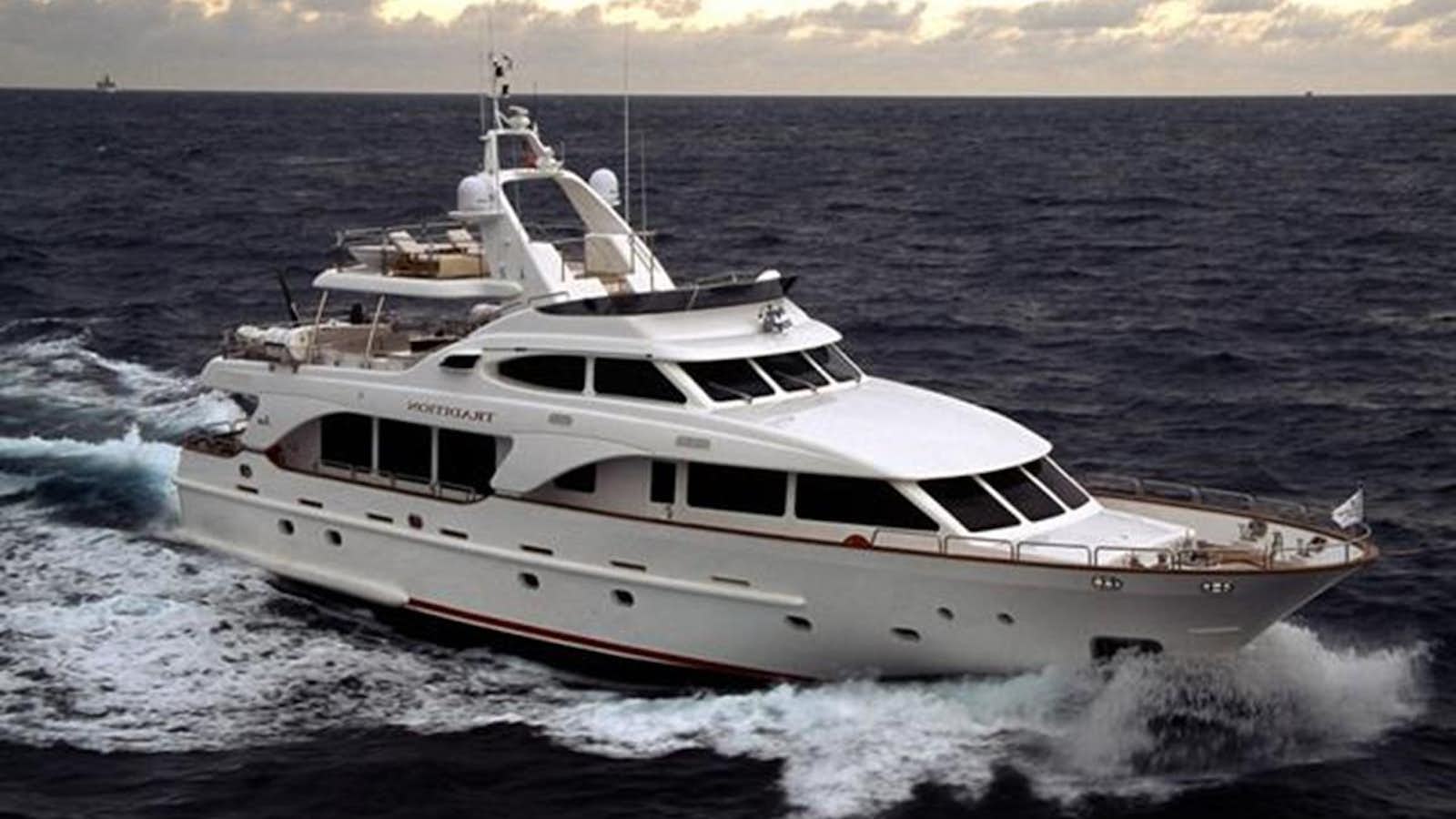 a boat on the water aboard BENETTI TRADITION 100 Yacht for Sale