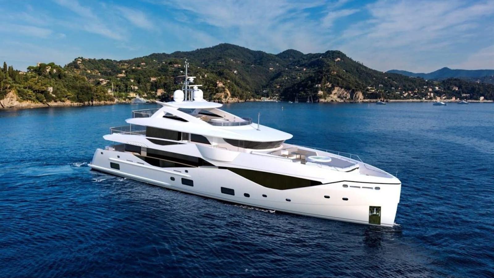 a white yacht on the water aboard 42 METER OCEAN Yacht for Sale