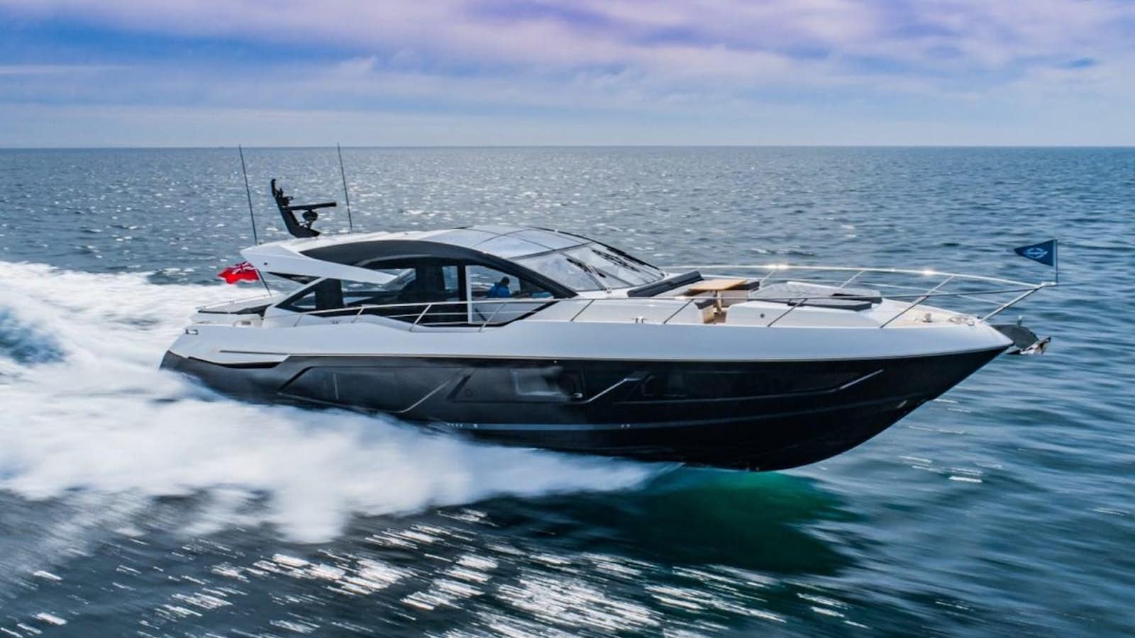 a boat on the water aboard 74 PREDATOR Yacht for Sale