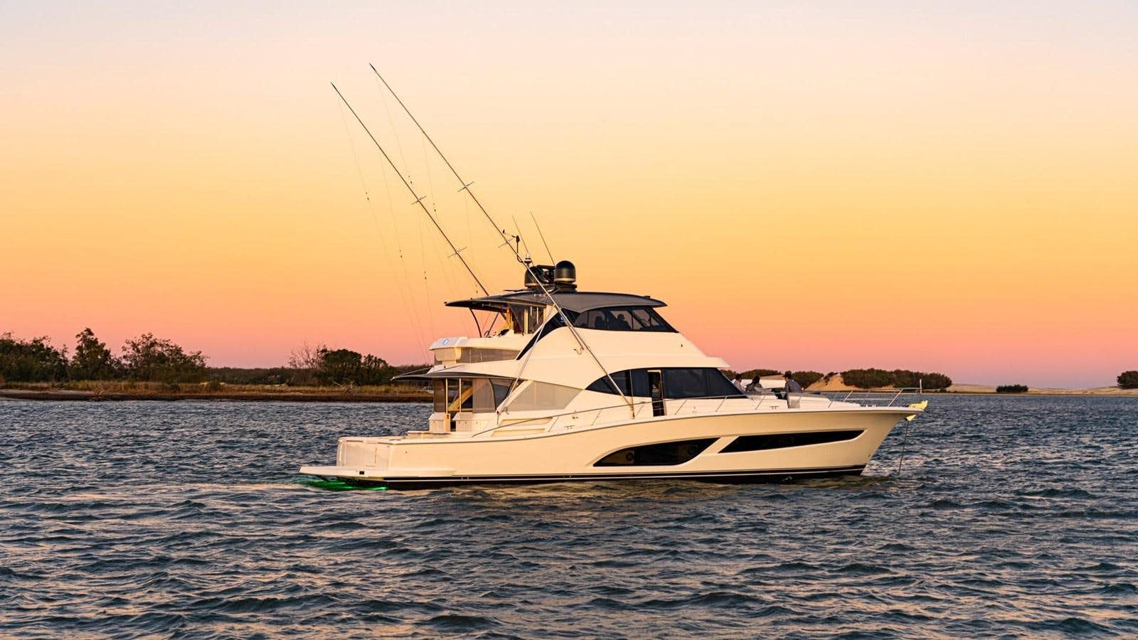 a boat on the water aboard 64 SPORTS MOTOR YACHT Yacht for Sale