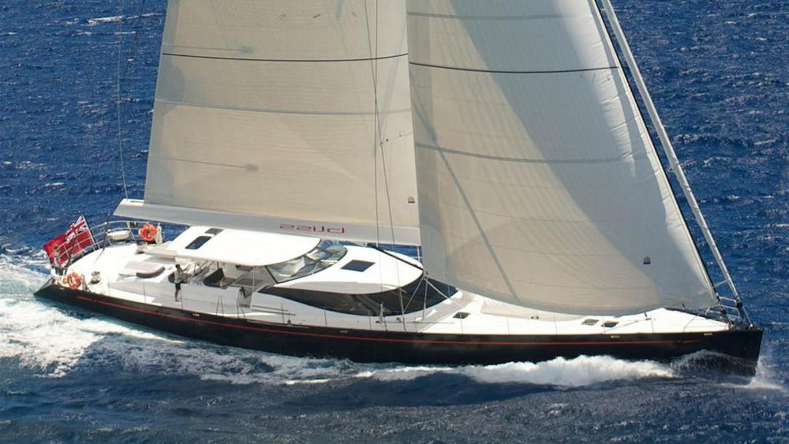a boat on the water aboard BLISS Yacht for Sale