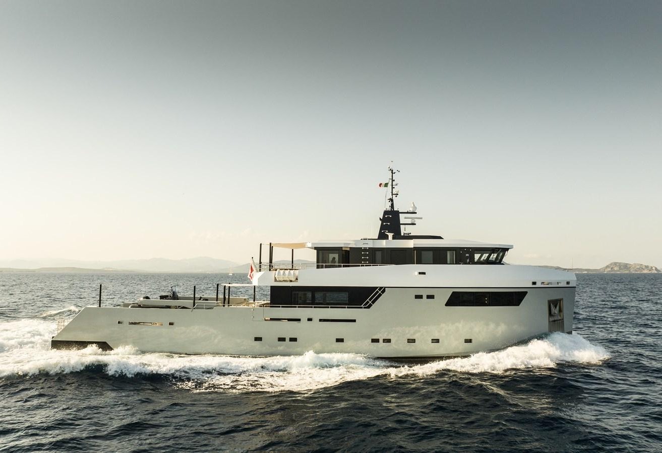 a boat on the water aboard FOX Yacht for Sale