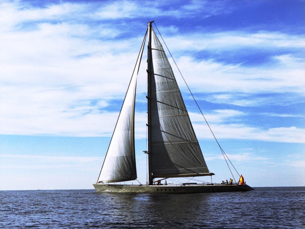 a sailboat on the water aboard SYL Yacht for Sale