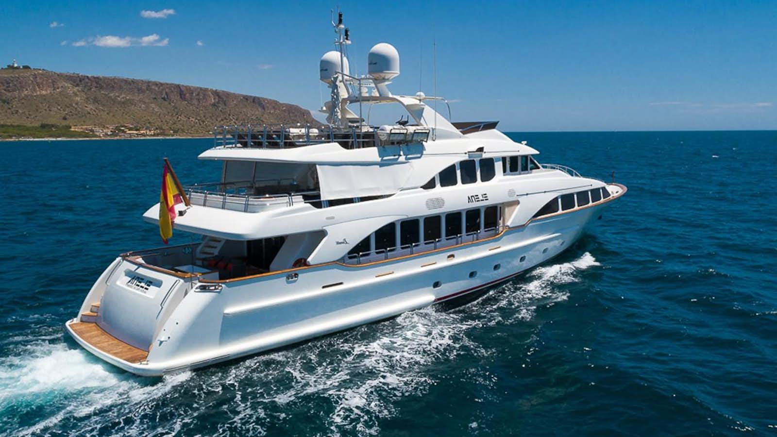 a boat on the water aboard ELENA NUEVE Yacht for Sale
