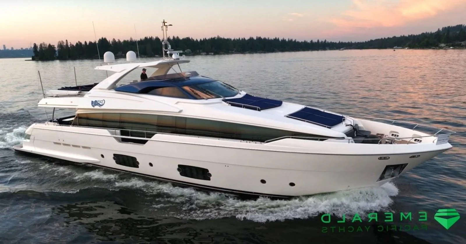 a white yacht on the water aboard SOL SHINE Yacht for Sale