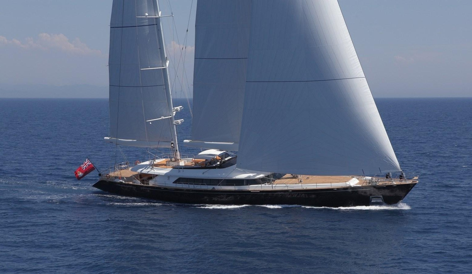 a sailboat on the water aboard ENTERPRISE Yacht for Sale