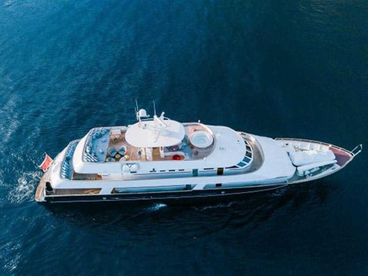 a boat in the water aboard CHARISMA Yacht for Sale